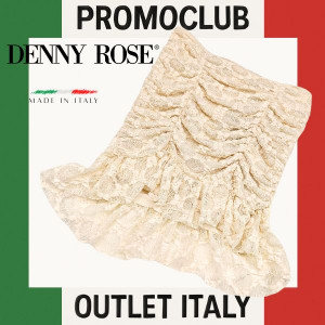 Пола Denny Rose, размер 42, 90% полиестер, ефирна дантела,  екрю, Италия